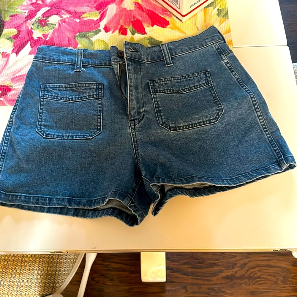 Madewell Dark Blue Denim Shorts